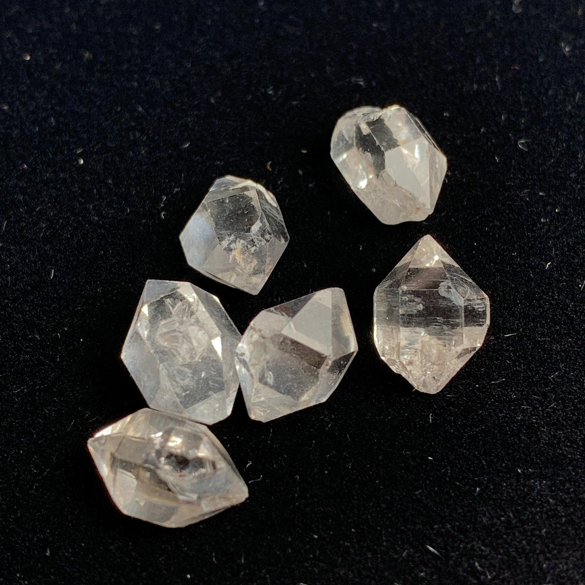 high clarity herkimer crystal close up