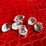 bright herkimer diamond crystal macro shot