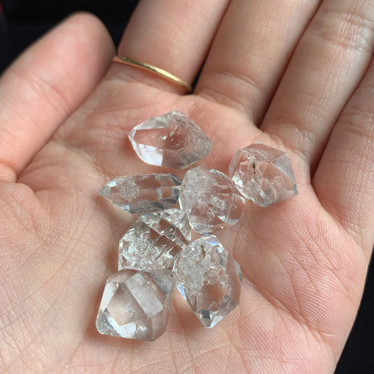 clear herkimer diamond raw quartz 1.7g