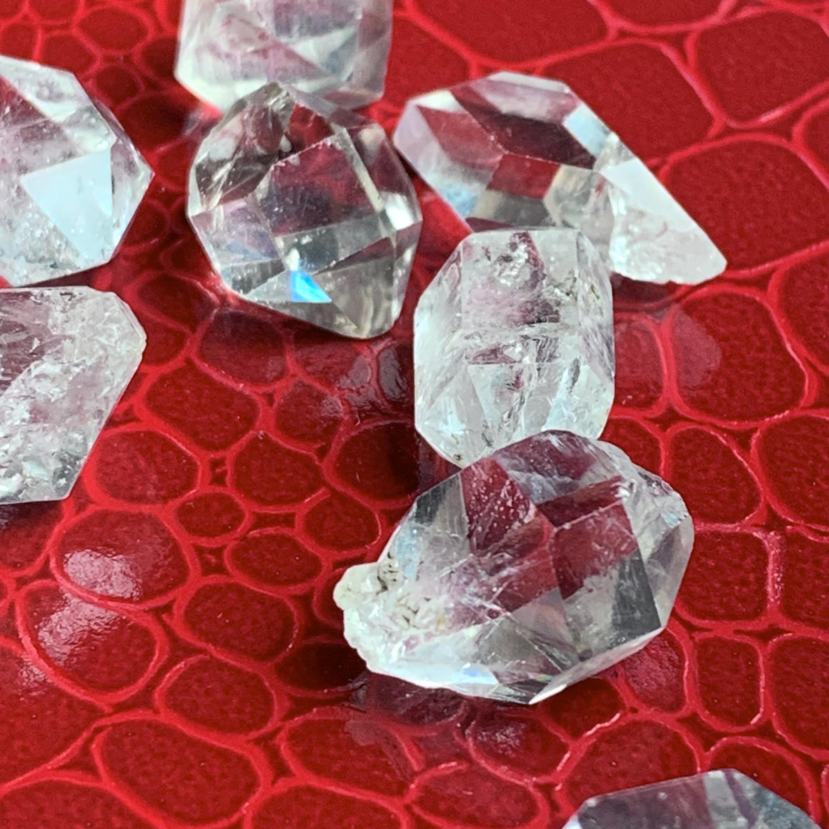 bright herkimer diamond crystal natural light