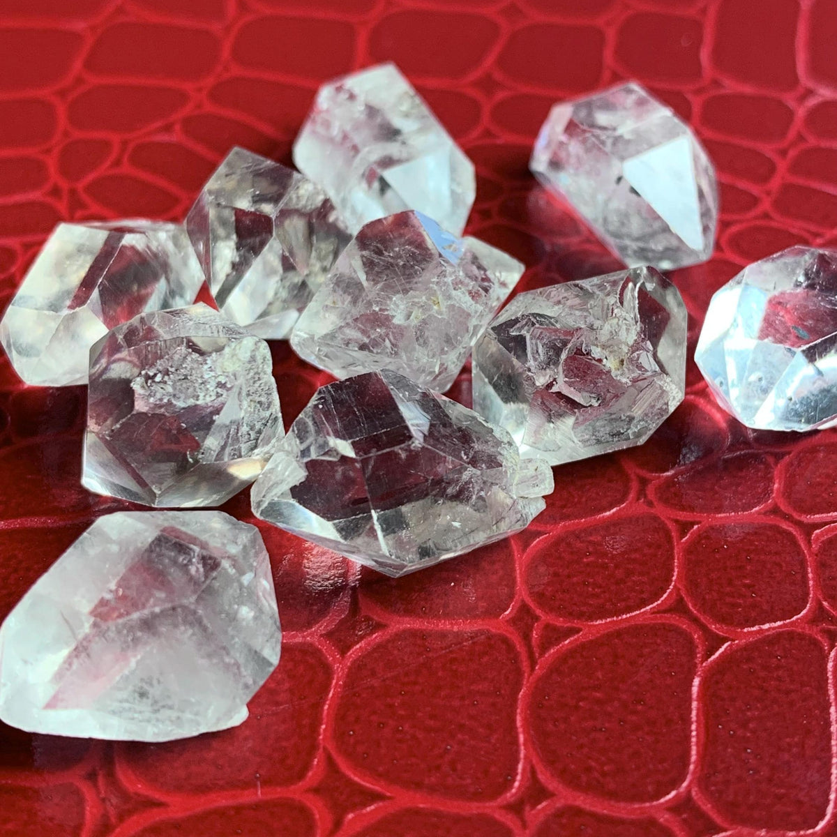 collector herkimer diamond crystal display