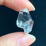 raw clear quartz double terminated gemstone