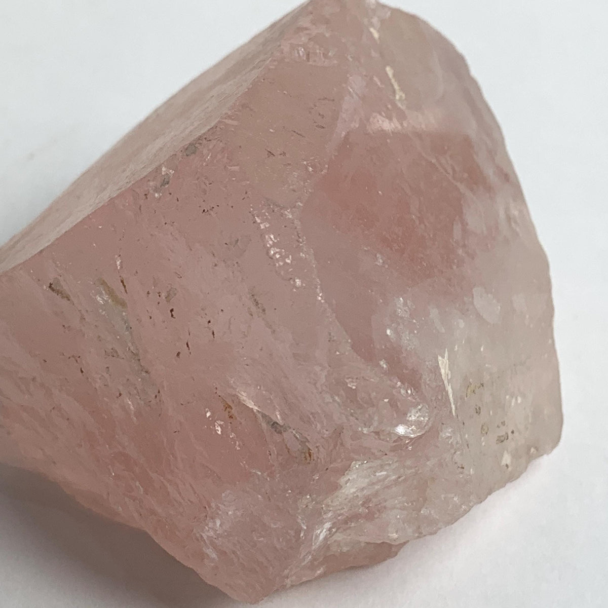 large pink beryl morganite crystal mineral display