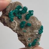 well formed dioptase crystal cluster namibia