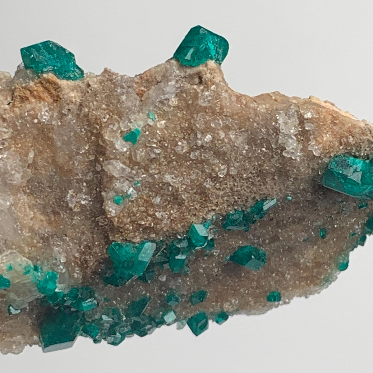 natural mineral specimen dioptase tsumeb mine