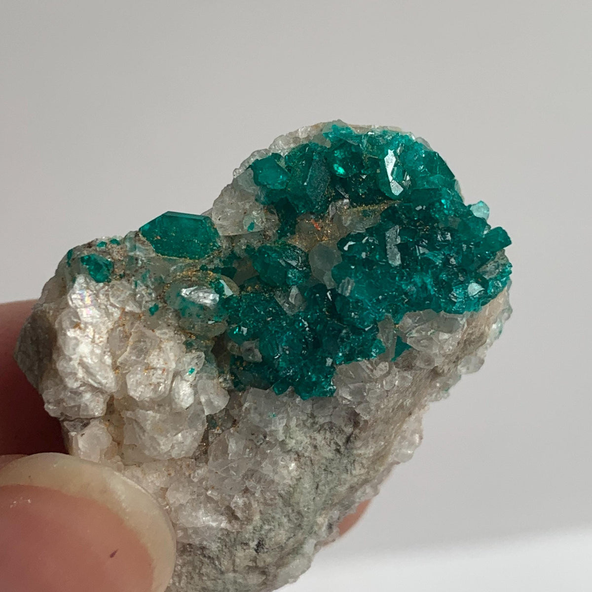 tsumeb dioptase cabinet mineral display specimen
