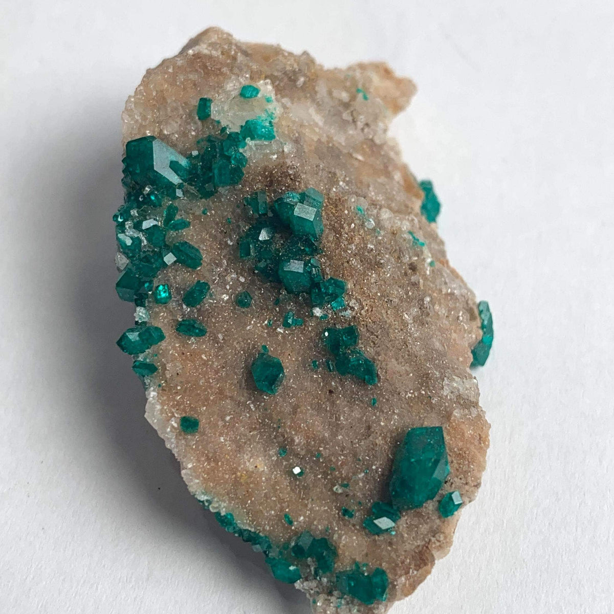 tsumeb dioptase cabinet mineral display specimen