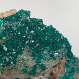 rare namibia dioptase specimen double crystal face