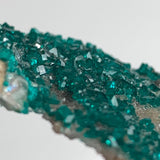 thin matrix dioptase specimen emerald crystals