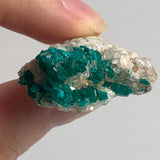 natural copper mineral dioptase crystal formation