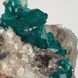 tsumeb dioptase cabinet mineral display specimen