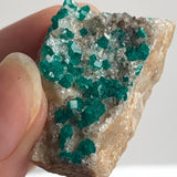 tsumeb dioptase cabinet mineral display specimen
