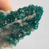 bright green dioptase crystal formation tsumeb