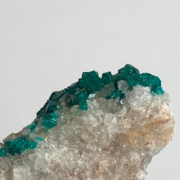 natural copper mineral dioptase crystal formation