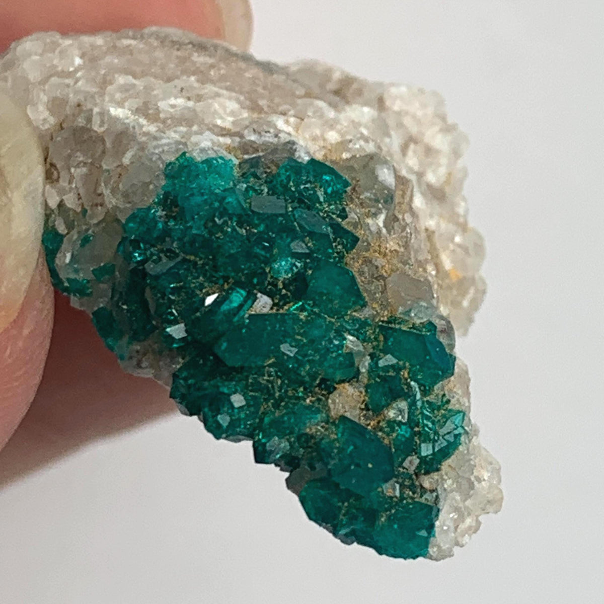 tsumeb dioptase cabinet mineral display specimen