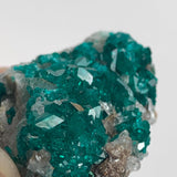 green dioptase crystal cluster host rock display