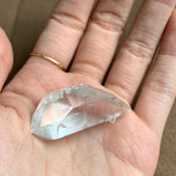 medium clarity quartz long point crystal