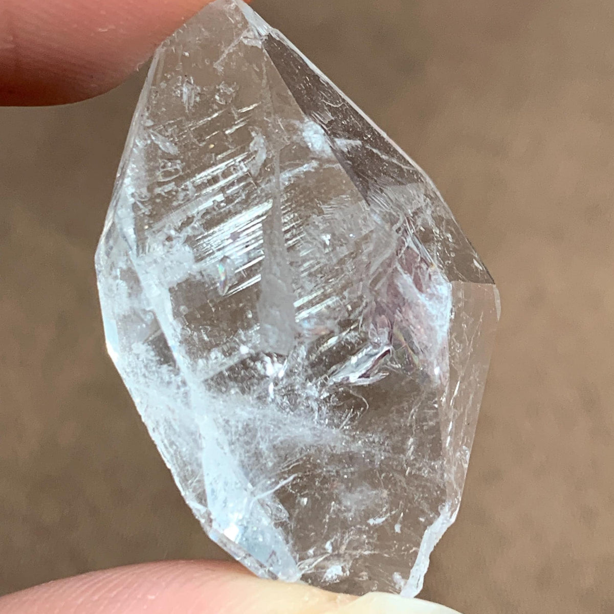 double terminated quartz thin specimen
