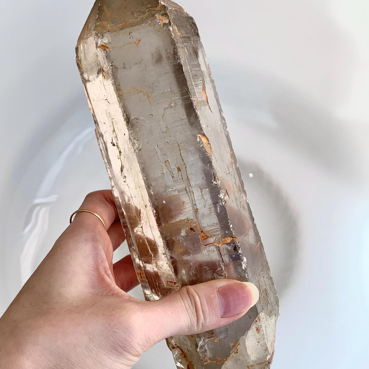 natural himalayan quartz crystal decor