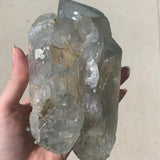 double formation quartz crystals chlorite
