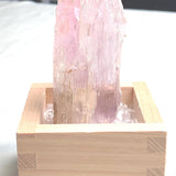 Natural Pink Kunzite Crystal Display