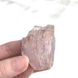Natural Pink Spodumene Crystal Detail