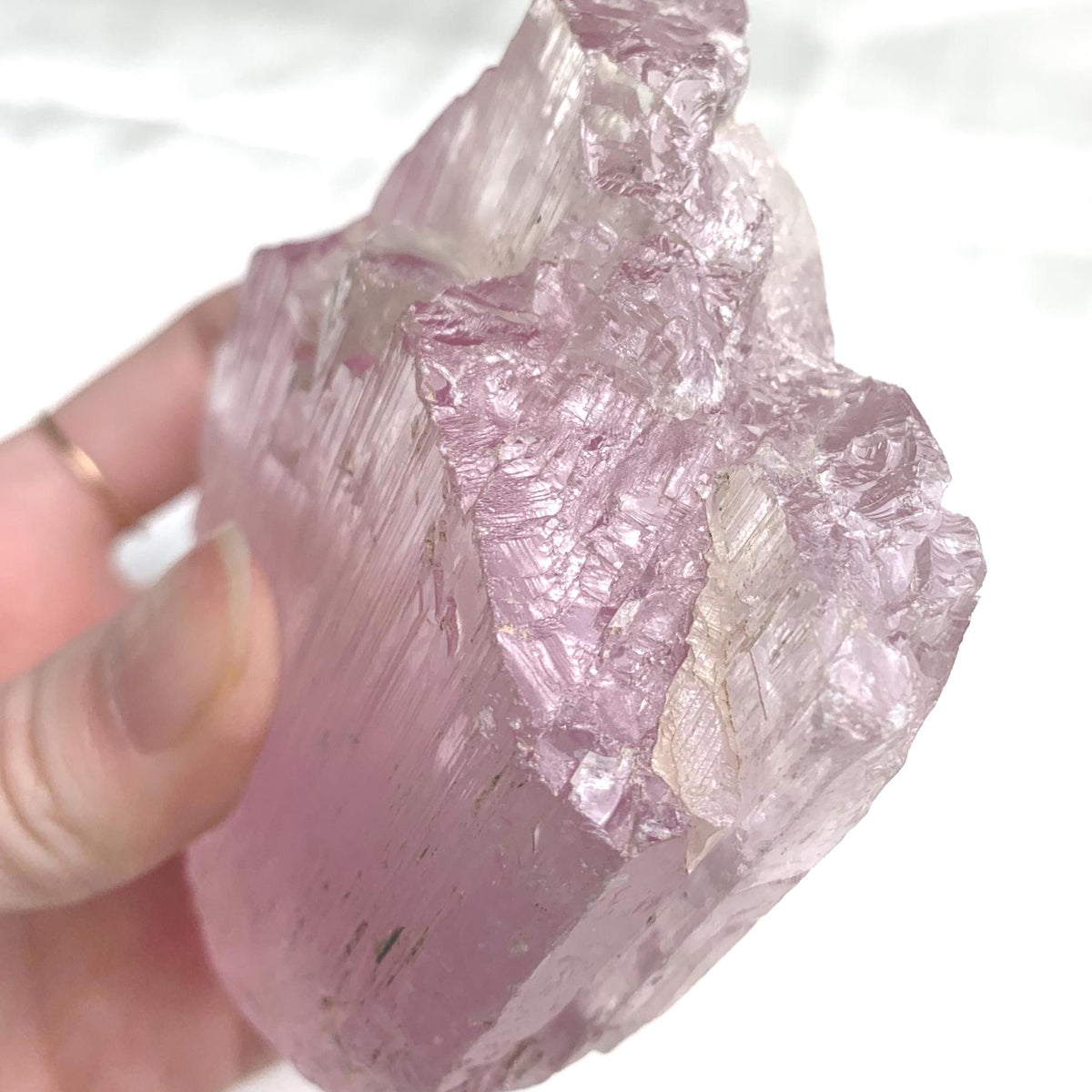 Natural Pink Purple Spodumene Detail