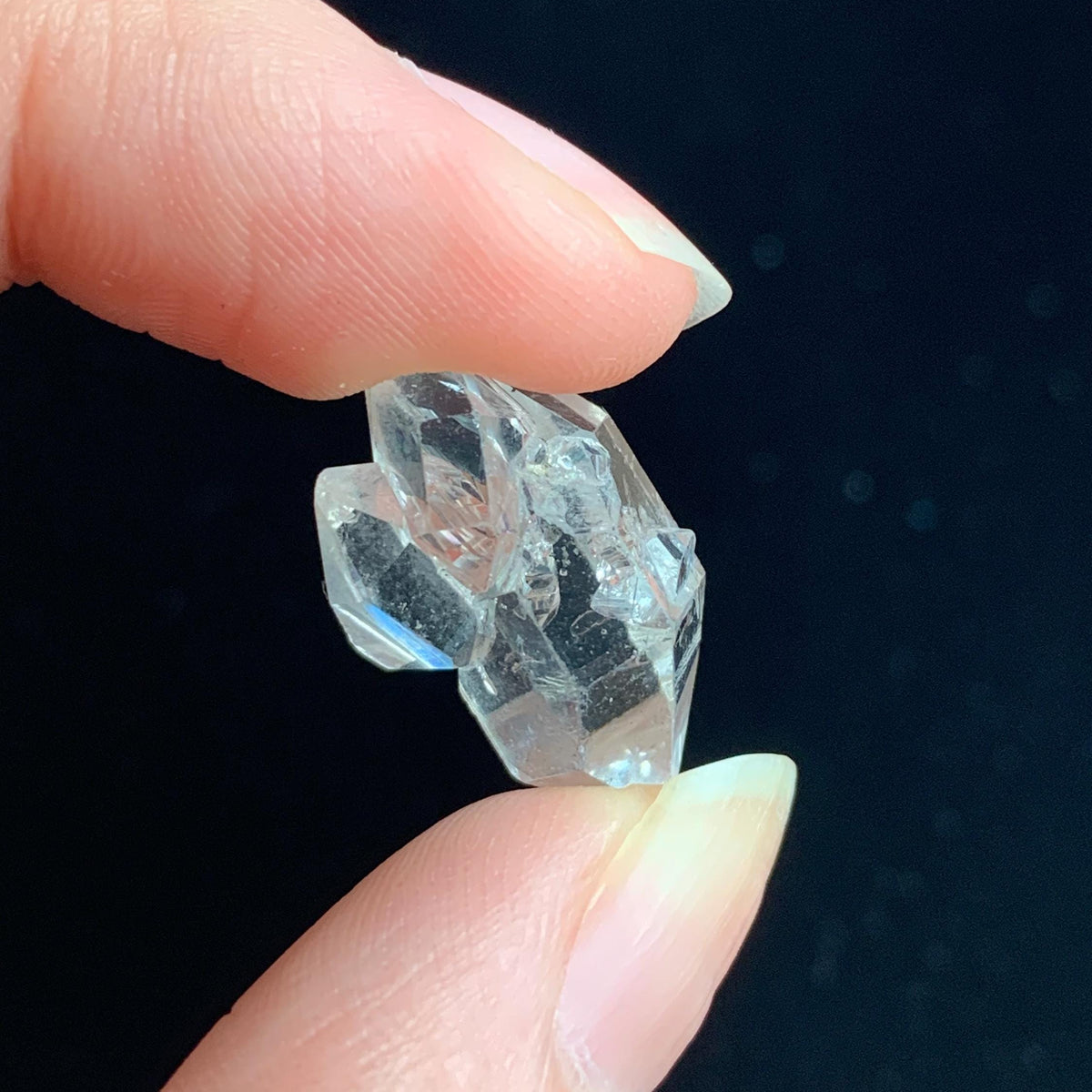 natural herkimer diamond formation
