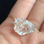 herkimer diamond etched termination crystal