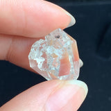 double terminated quartz etched face