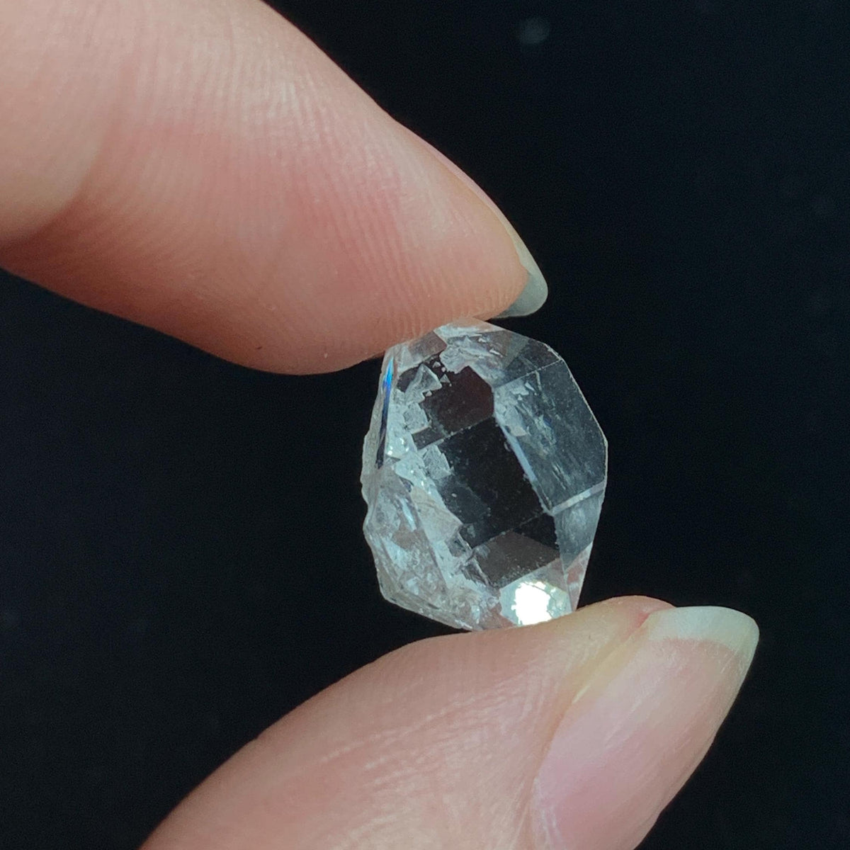 bright herkimer diamond crystal natural light