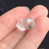 sparkly natural quartz double point crystal