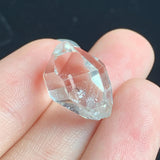 sparkly natural quartz double point crystal