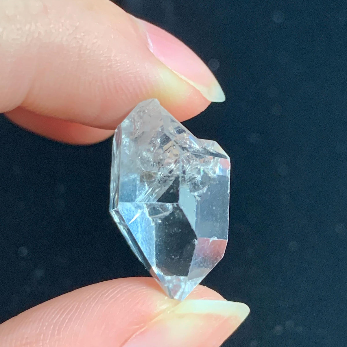 collector herkimer diamond crystal display