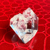 raw quartz crystal etched detail end