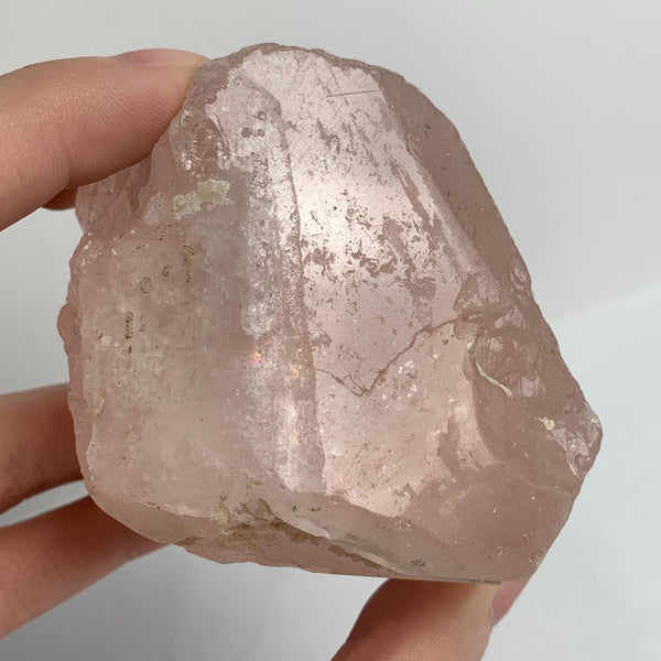 large pink morganite crystal specimen from Pakistan