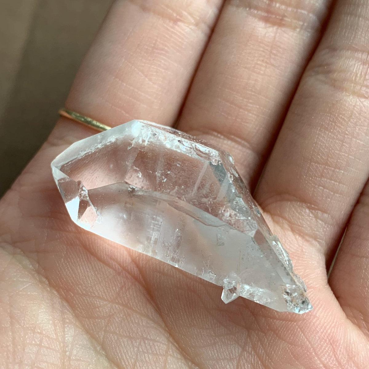 raw herkimer diamond long formation