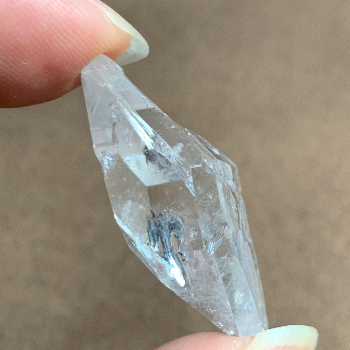 raw herkimer diamond slim piece