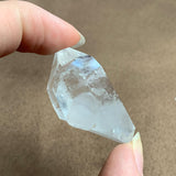 natural herkimer diamond with attached crystal