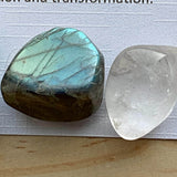 Healing Crystal Set, Intention Stones for Calm and Abundance, Spiritual Gift