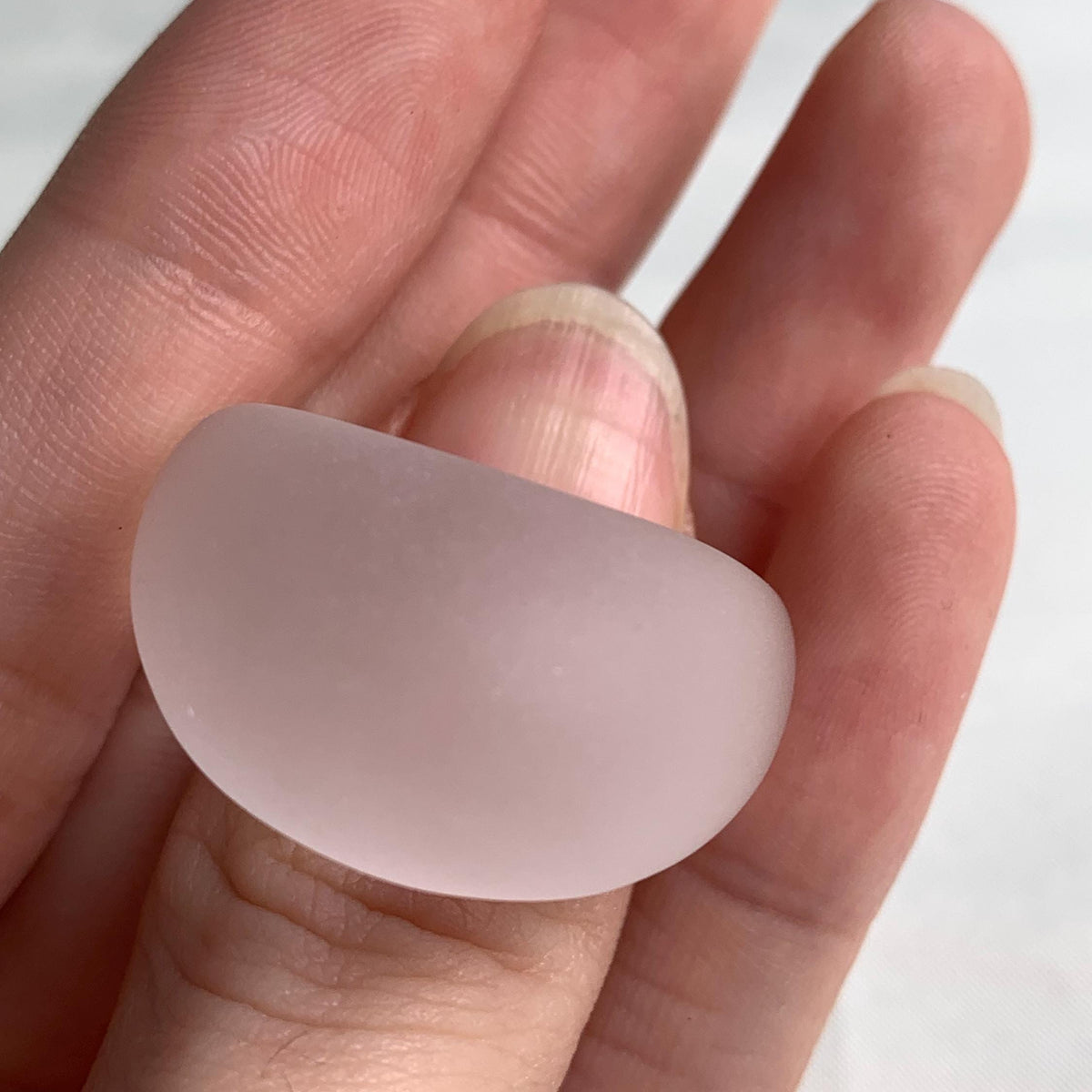 One of a kind matte crystal quartz ring for everyday wear