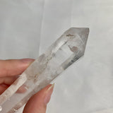 Elongated Lemurian Seed Crystal with symmetrical terminations