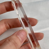 Slim high clarity Clear Quartz laser point crystal