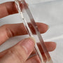 Slim high clarity Clear Quartz laser point crystal