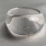 One of a kind rutilated quartz statement ring for women