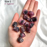 Raw rubellite mineral specimen, size 1