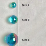 Small blue crystal ball sizes