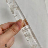 Long polished quartz wand
