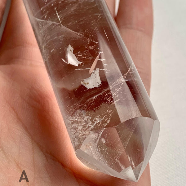 Smooth polished quartz wand