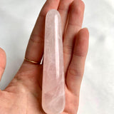 Rose quartz dual ended massage wand